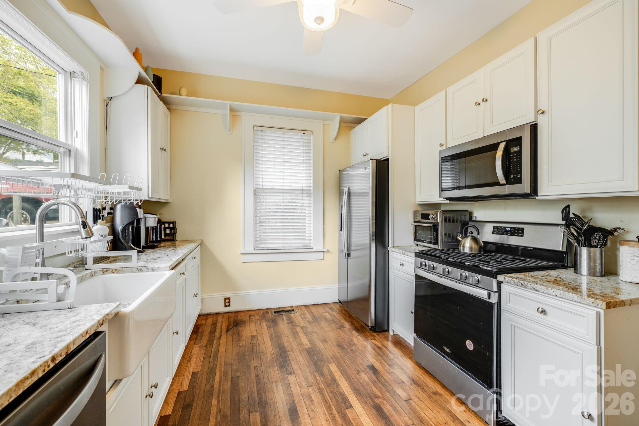 Cabinet and trim refinishing example
